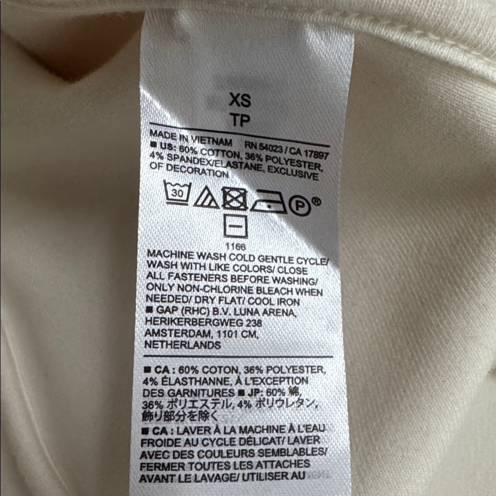 BANANA REPUBLIC KNIT PIQUE BLAZER BAND MILITARY SNOW DAY IVORY XS (or S) 885486 - Picture 6 of 14
